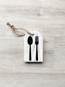 Fork/Spoon Wood Tag