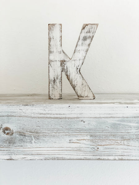 Wooden Farmhouse Letters